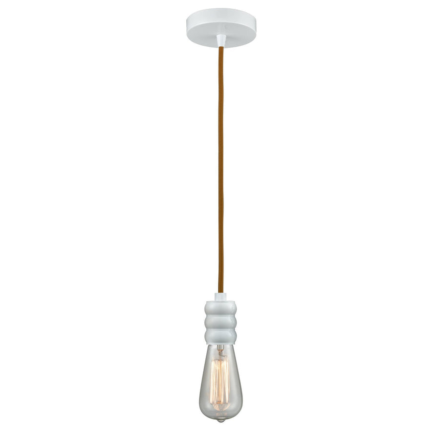 Innovations Lighting 100W-10CR-5W Gatsby One Light Mini Pendant White 1