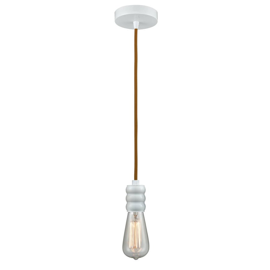 Innovations Lighting 100W-10CR-5W Gatsby One Light Mini Pendant White