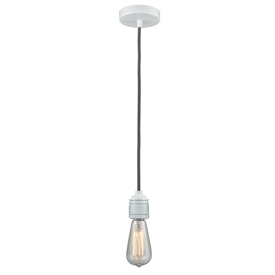 Innovations Lighting 100W-10GY-2W Winchester One Light Mini Pendant White 1