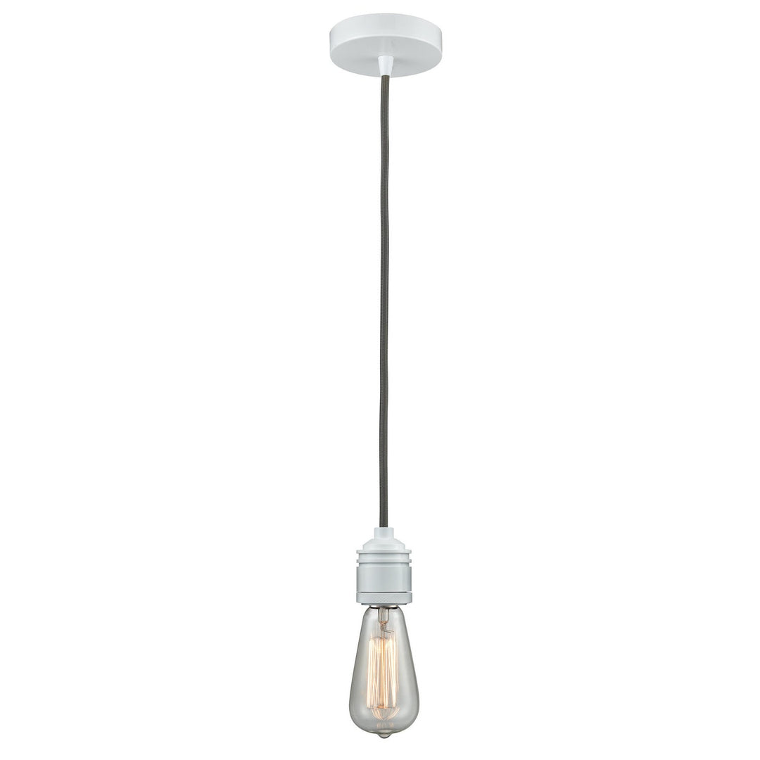 Innovations Lighting 100W-10GY-2W Winchester One Light Mini Pendant White