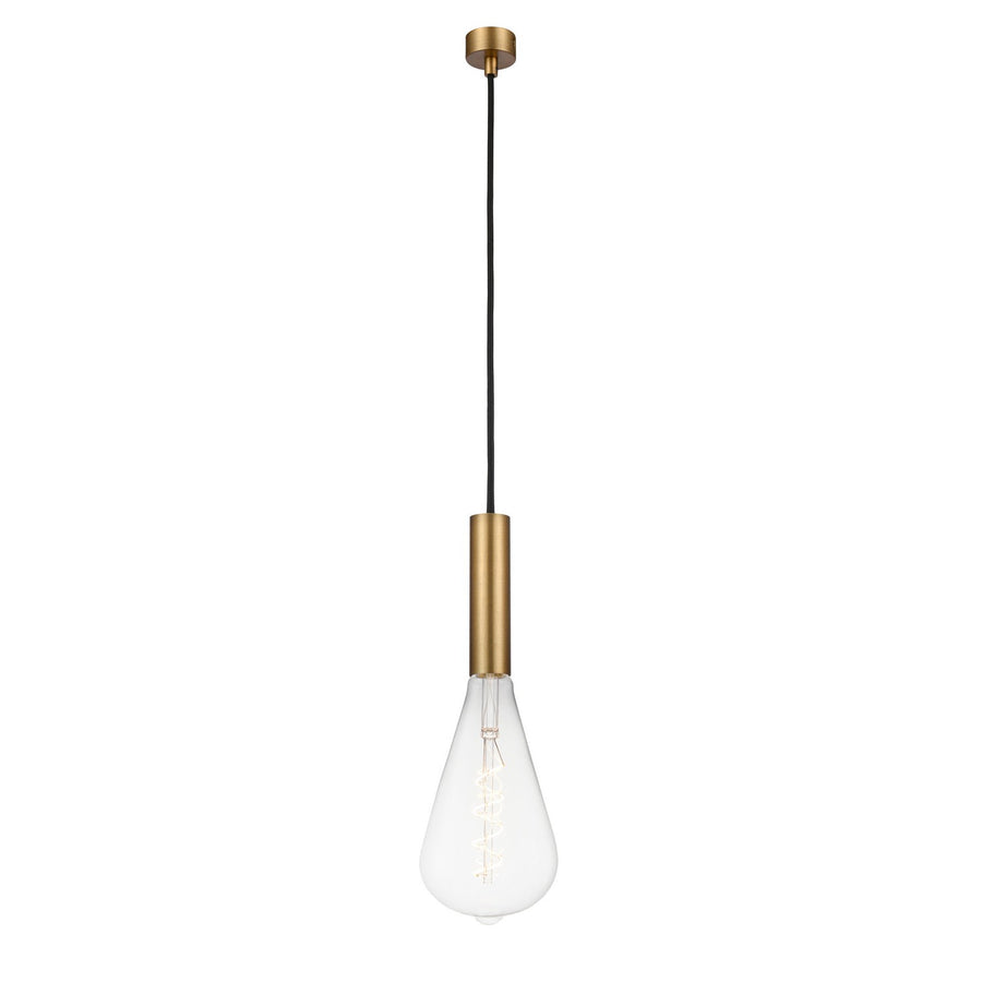 Innovations Lighting 198-1P-BB-BB125LED Auralume Led Mini Pendant Brushed Brass 1