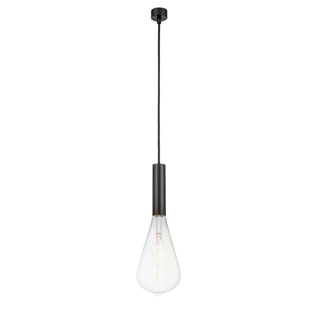 Innovations Lighting 198-1P-BK-BB125LED Auralume Led Mini Pendant Matte Black
