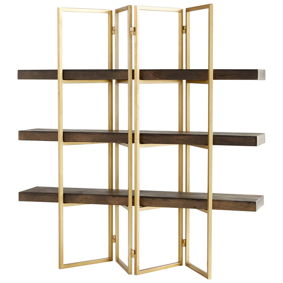 Cyan Design 10763 Etagere Gold And Grey