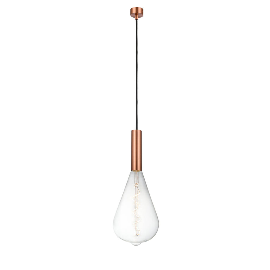 Innovations Lighting 198-1P-AC-BB164LED Auralume Led Mini Pendant Antique Copper 1