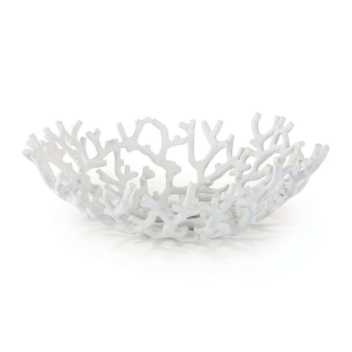 Regina Andrew 20-1383WT Coral Bowl White 1