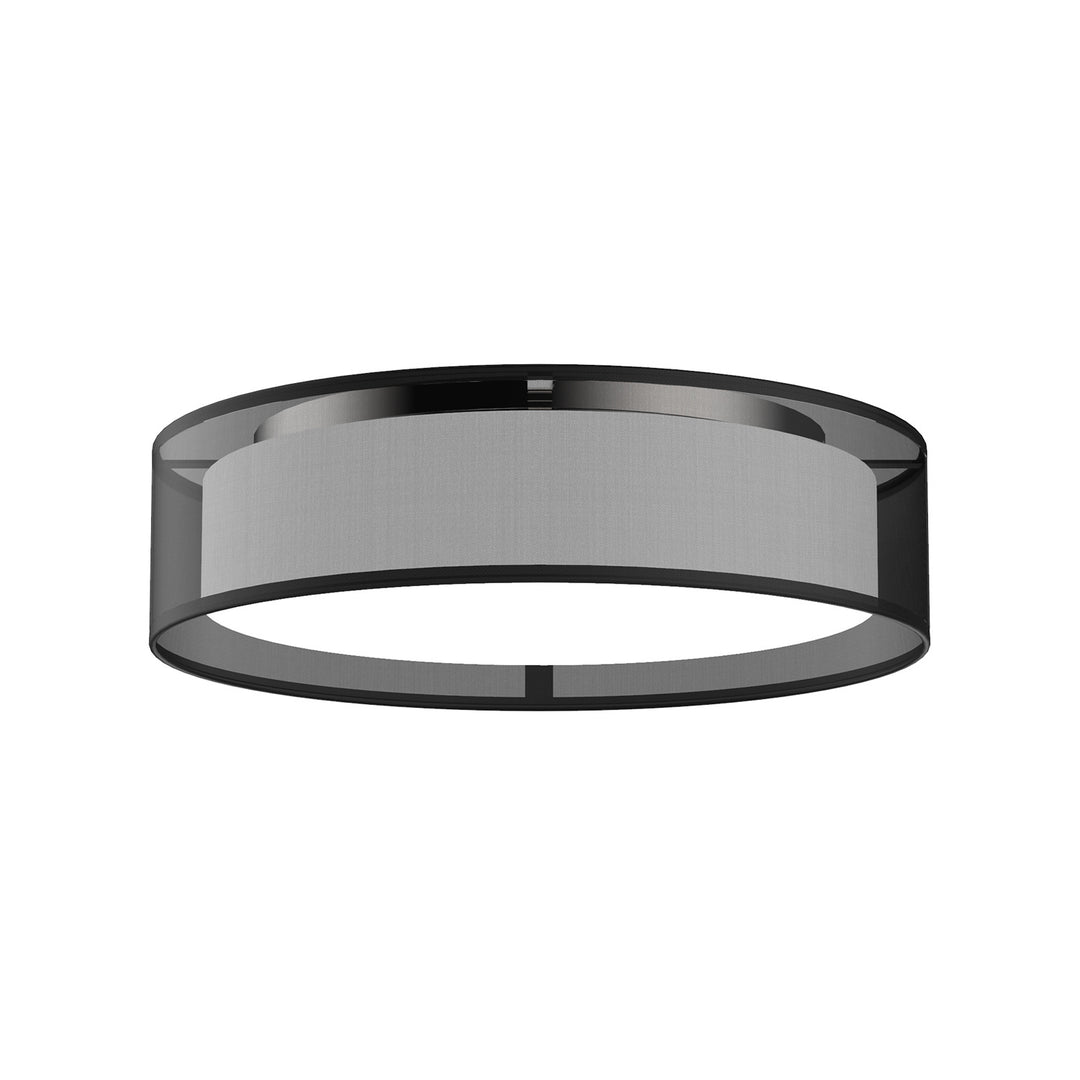 Kuzco Lighting FM7916-BOR Dalton Ceiling Light Black Organza