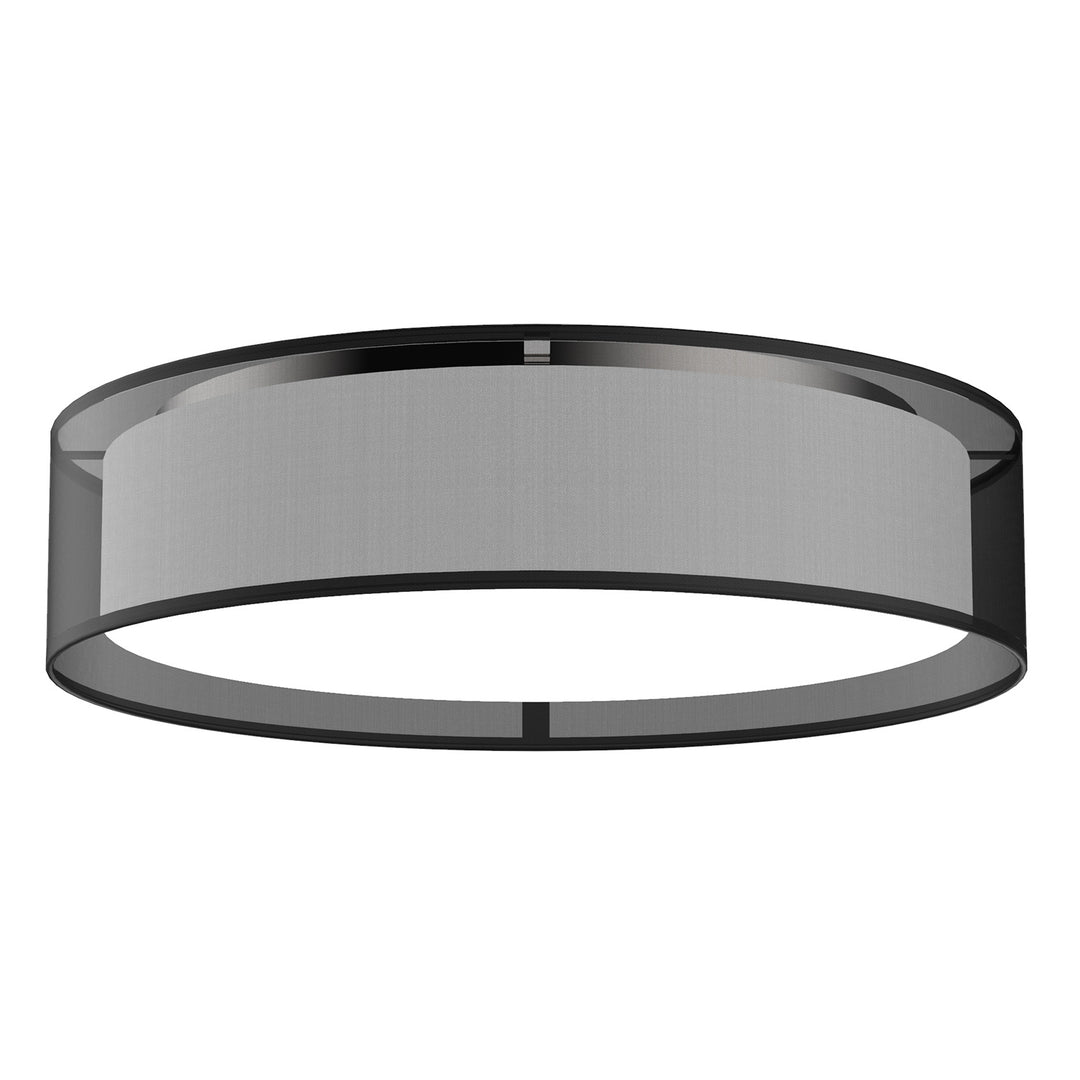 Kuzco Lighting FM7920-BOR Dalton Ceiling Light Black Organza