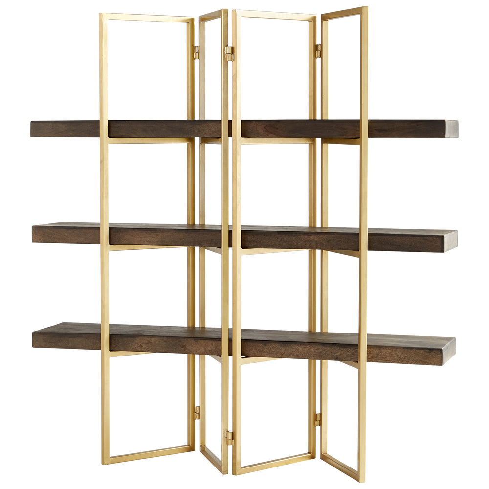 Cyan Design 10763 Etagere Gold And Grey
