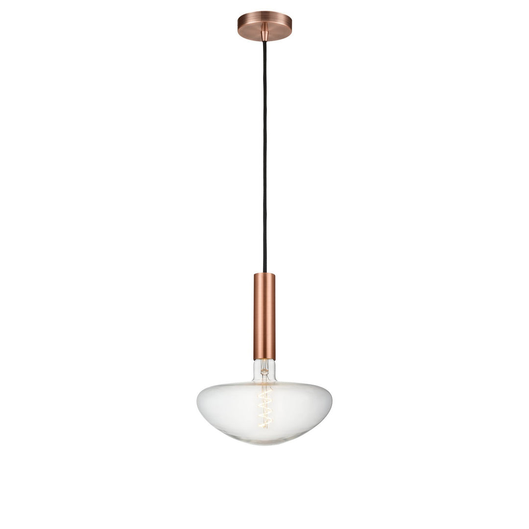 Innovations Lighting 198-1P-AC-BB250LED Auralume Led Mini Pendant Antique Copper 1