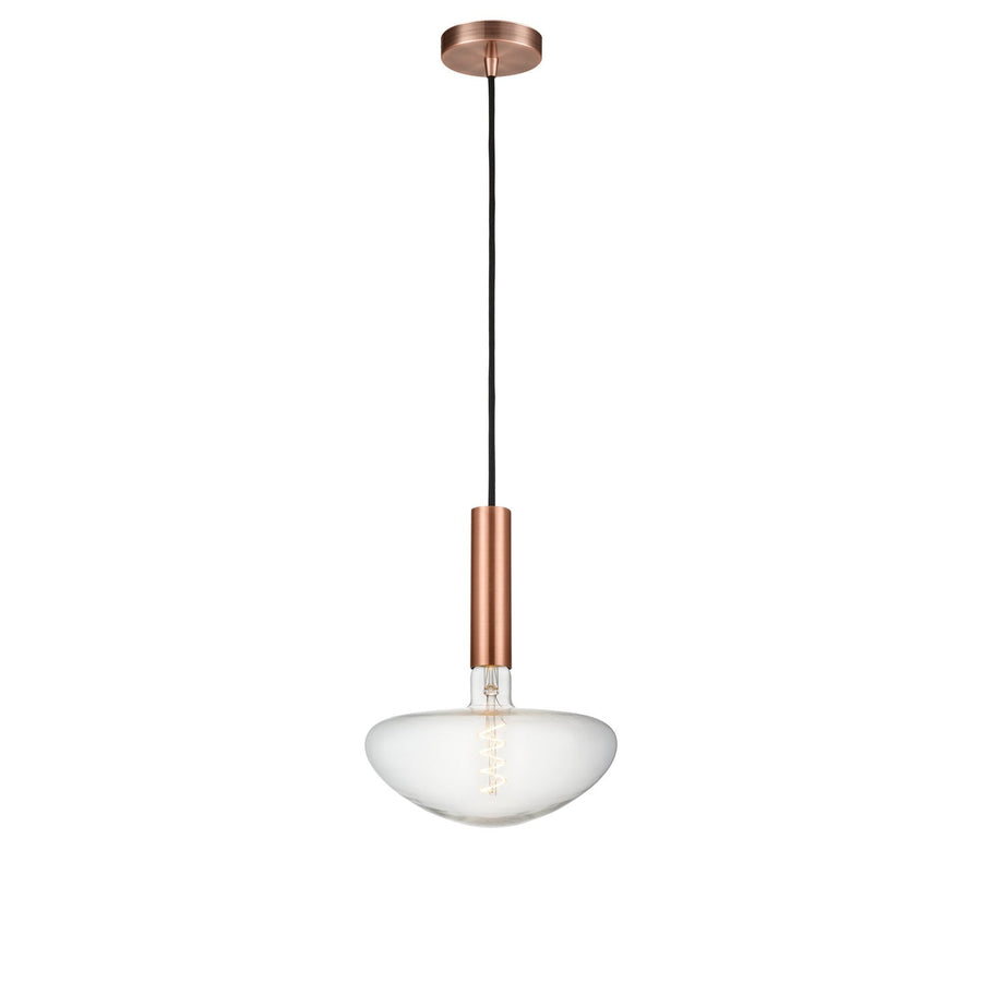 Innovations Lighting 198-1P-AC-BB250LED Auralume Led Mini Pendant Antique Copper 1