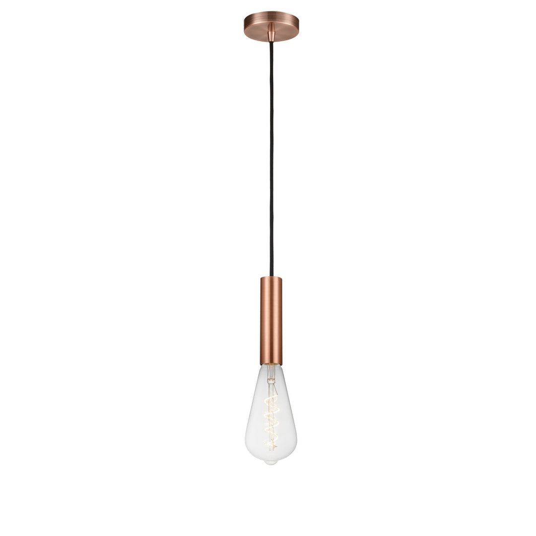 Innovations Lighting 198-1P-AC-BB95LED Auralume Led Mini Pendant Antique Copper 1