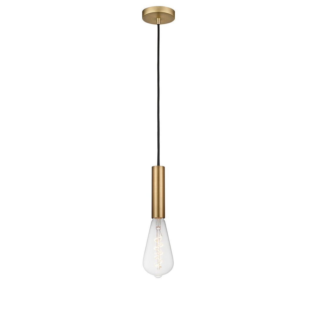 Innovations Lighting 198-1P-BB-BB95LED Auralume Led Mini Pendant Brushed Brass 1