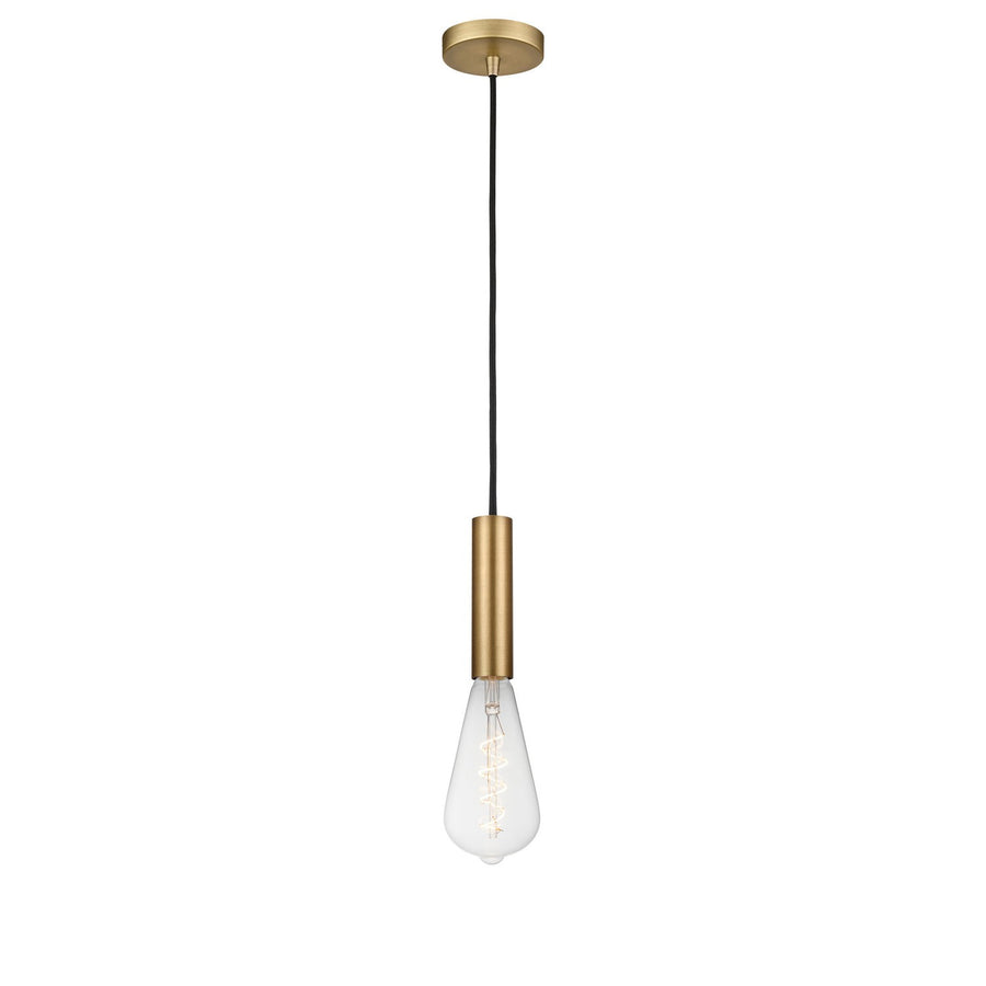 Innovations Lighting 198-1P-BB-BB95LED Auralume Led Mini Pendant Brushed Brass 1