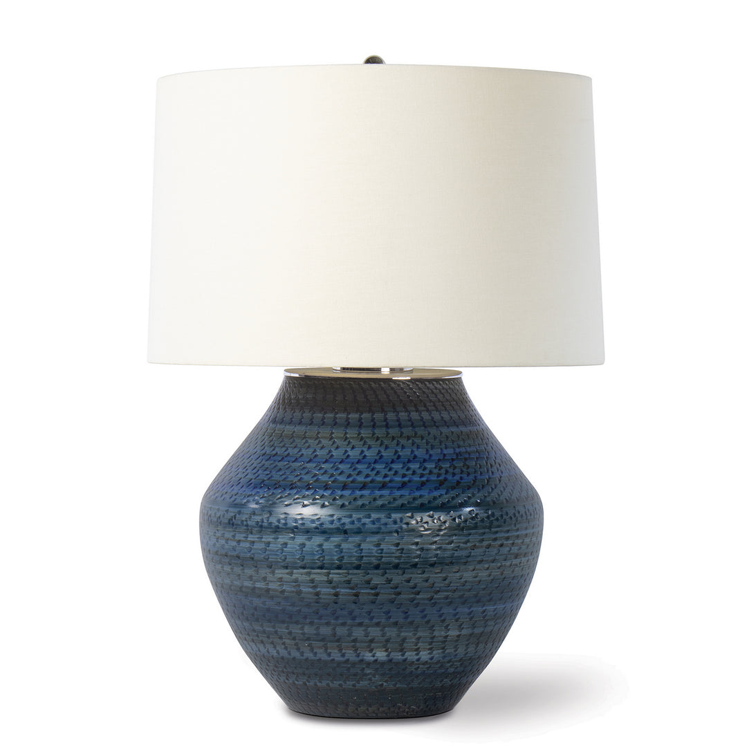 Regina Andrew 13-1585 Batik One Light Table Lamp Blue 1