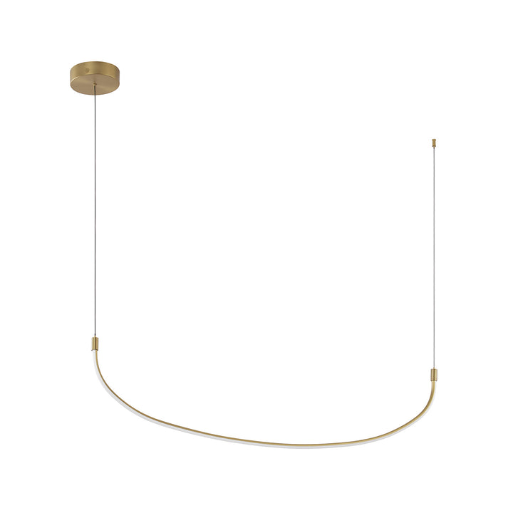 Kuzco Lighting LP89048-BG Talis Pendant Light Brushed Gold