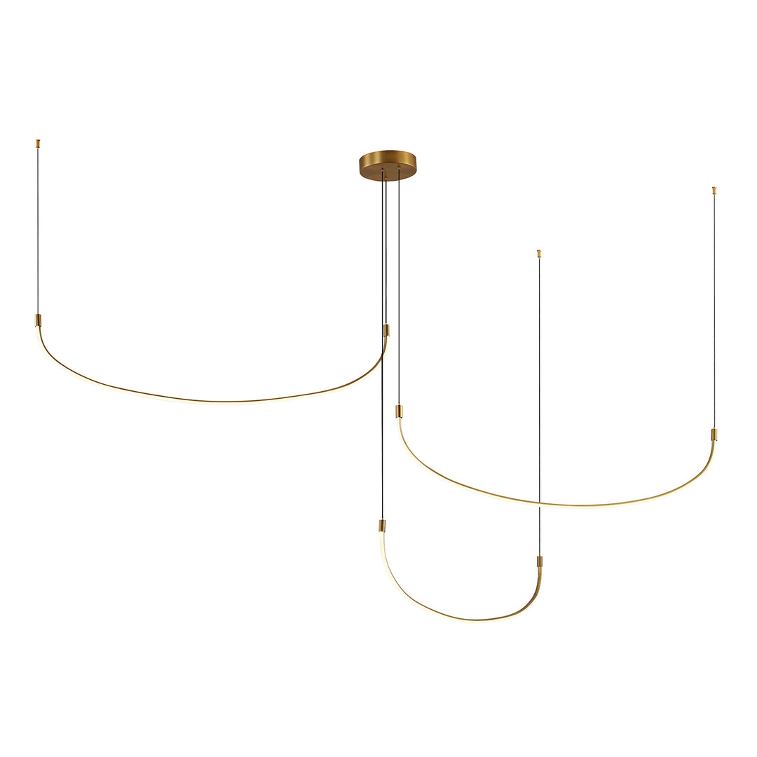 Kuzco Lighting MP89390-BG Talis Pendant Light Brushed Gold