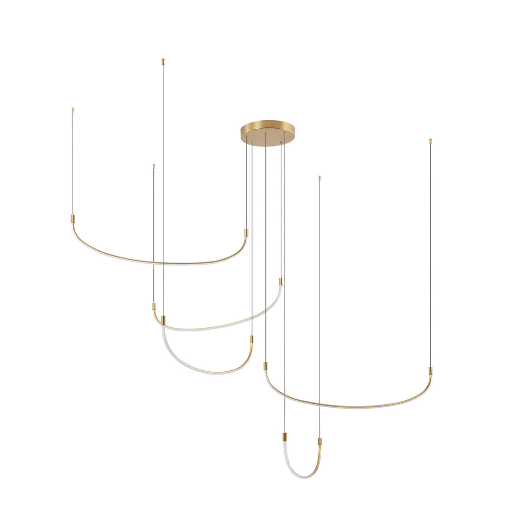 Kuzco Lighting MP89570-BG Talis Pendant Light Brushed Gold