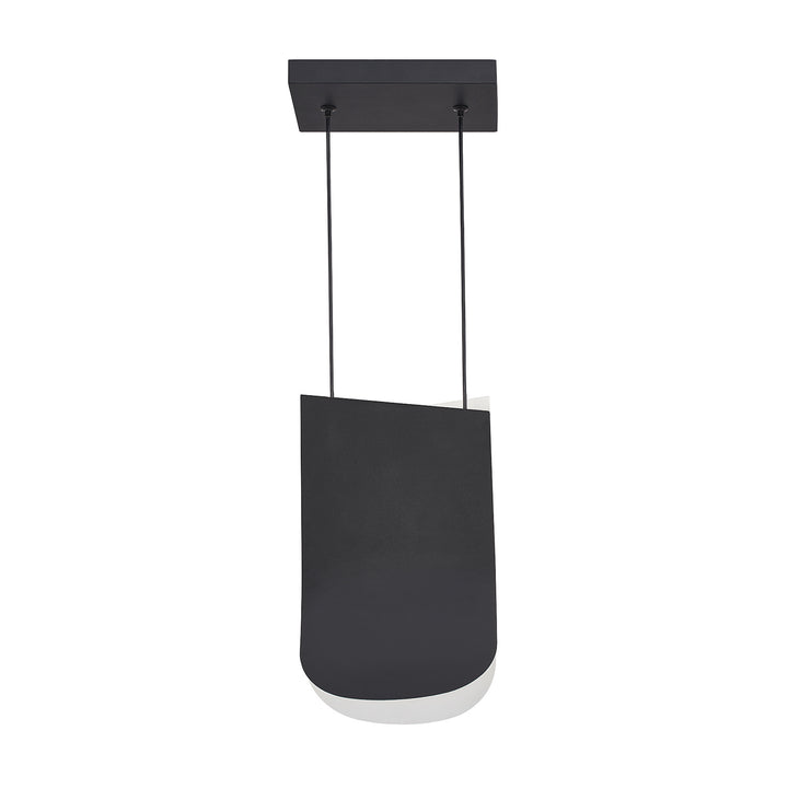 Kuzco Lighting PD83708-BK/WH Sonder Pendant Light Black/White