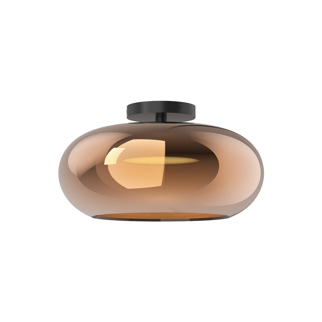 Kuzco Lighting SF62014-BK/CP Trinity Ceiling Light Black/Copper