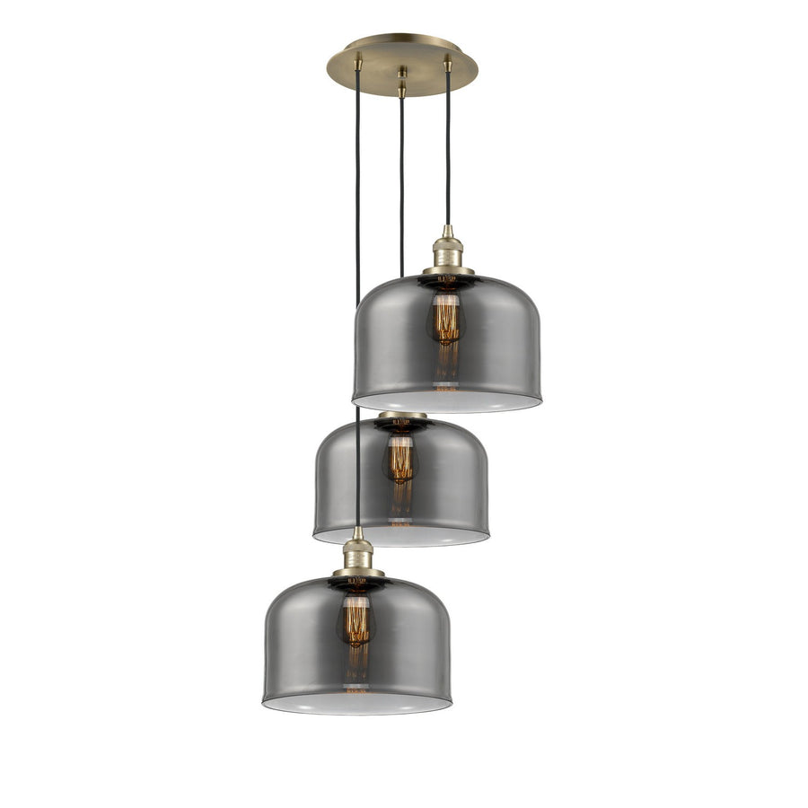Innovations Lighting 113F-3P-AB-G73-L Franklin Restoration Three Light Pendant Antique Brass