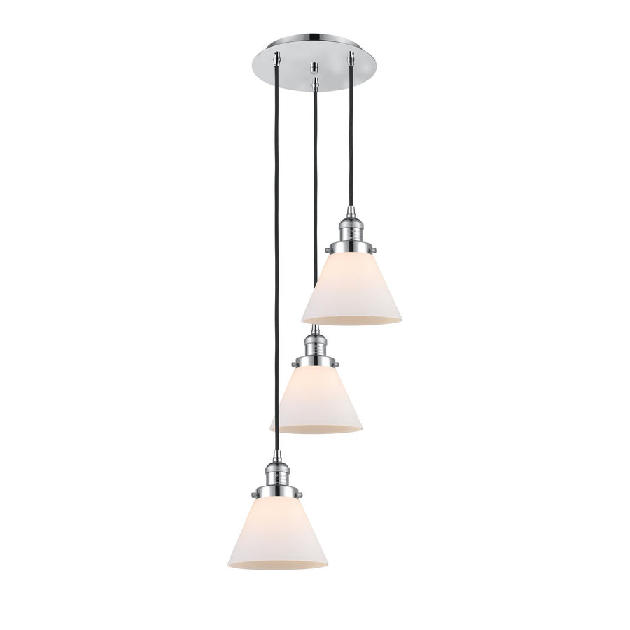 Innovations Lighting 113F-3P-PC-G41 Franklin Restoration Three Light Pendant Polished Chrome 1