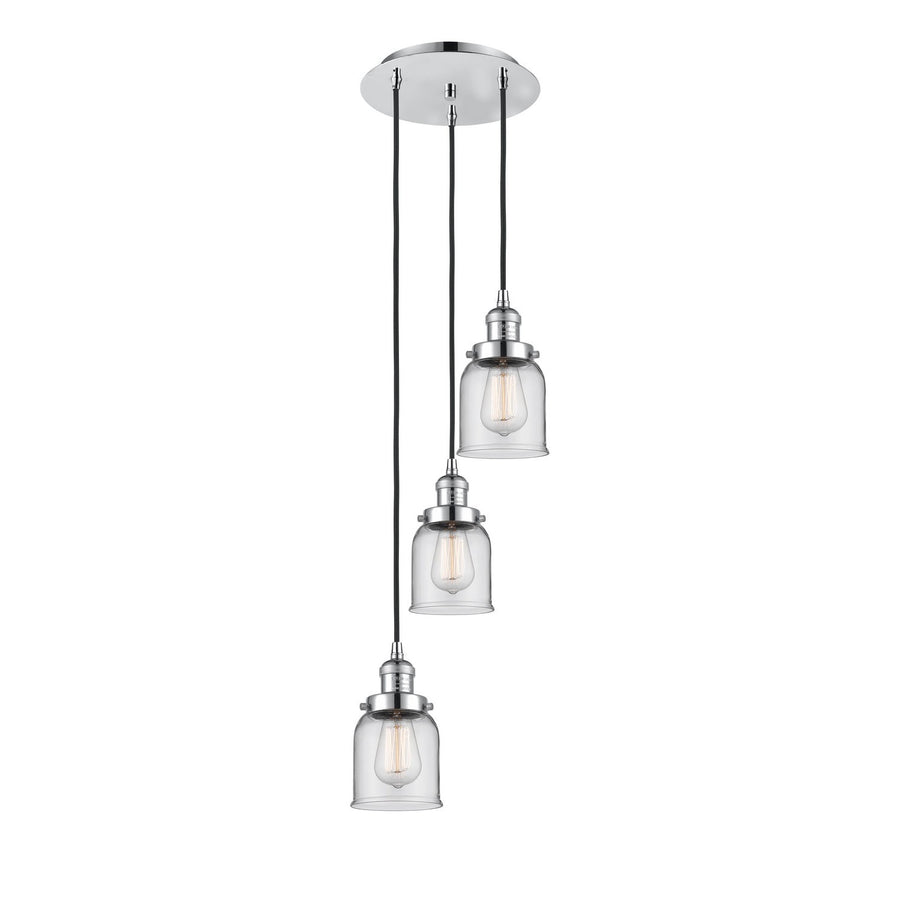 Innovations Lighting 113F-3P-PC-G52 Franklin Restoration Three Light Pendant Polished Chrome 1
