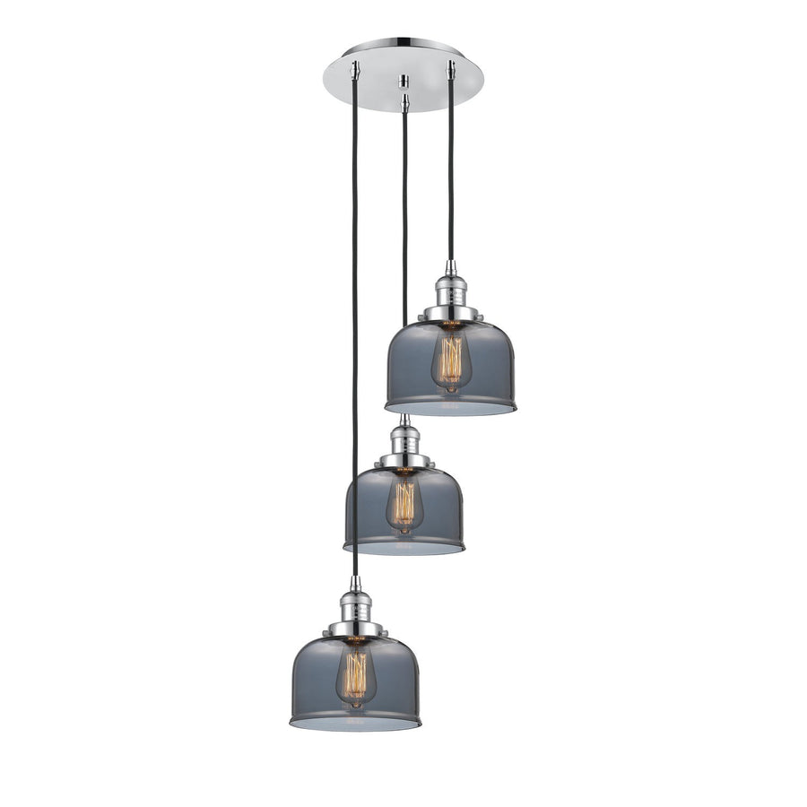 Innovations Lighting 113F-3P-PC-G73 Franklin Restoration Three Light Pendant Polished Chrome