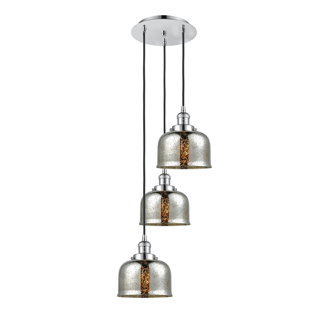 Innovations Lighting 113F-3P-PC-G78 Franklin Restoration Three Light Pendant Polished Chrome 1