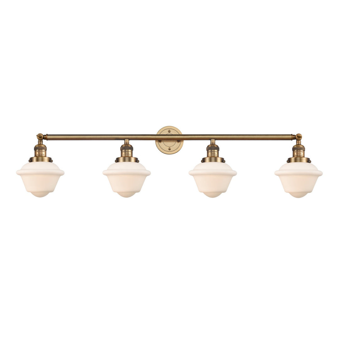 Innovations Lighting 215-BB-G531 Franklin Restoration Four Light Bath Vanity Brushed Brass 1