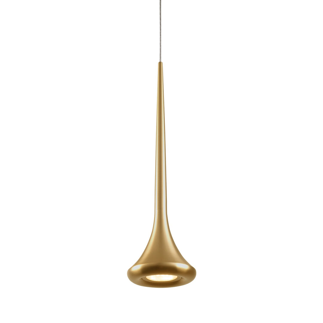 Kuzco Lighting 402601BG-LED Bach Pendant Light Brushed Gold