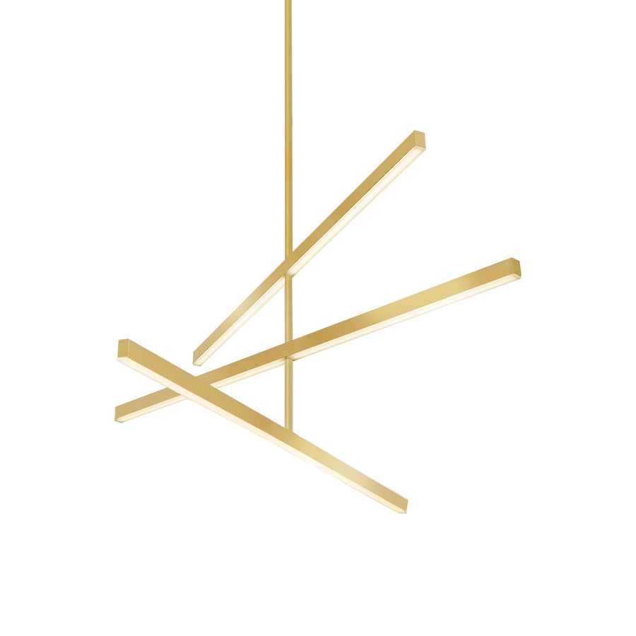 Kuzco Lighting CH10345-BG Vega Chandelier Brushed Gold