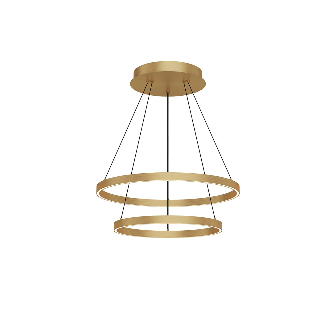 Kuzco Lighting CH87224-BG Cerchio Chandelier Brushed Gold