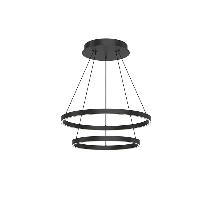 Kuzco Lighting CH87224-BK Cerchio Chandelier Black