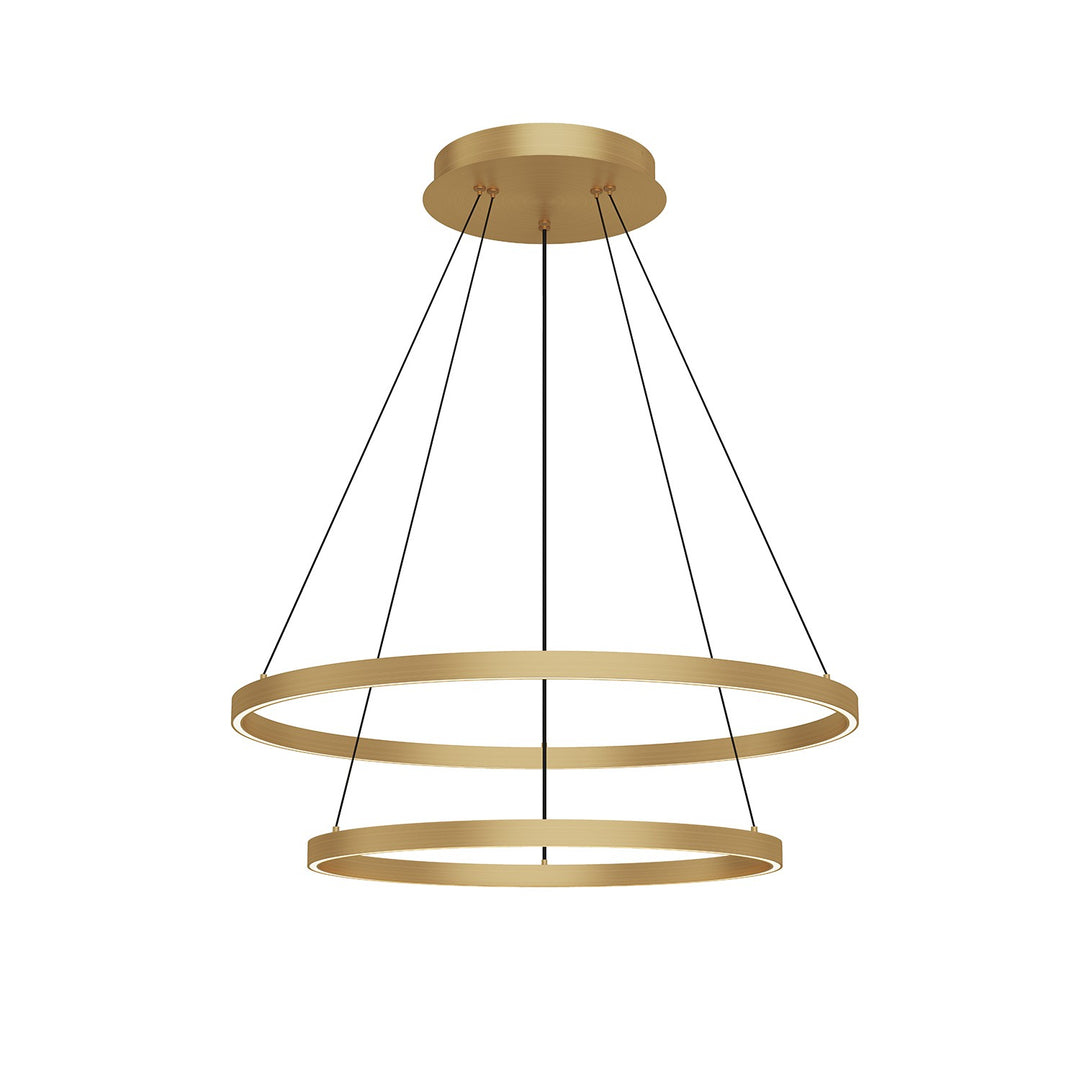 Kuzco Lighting CH87232-BG Cerchio Chandelier Brushed Gold