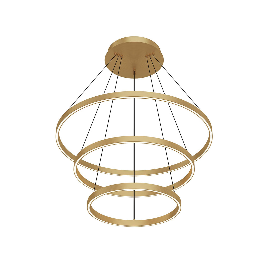 Kuzco Lighting CH87332-BG Cerchio Chandelier Brushed Gold