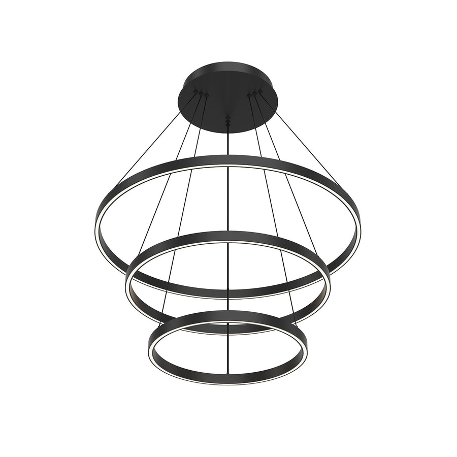 Kuzco Lighting CH87332-BK Cerchio Chandelier Black