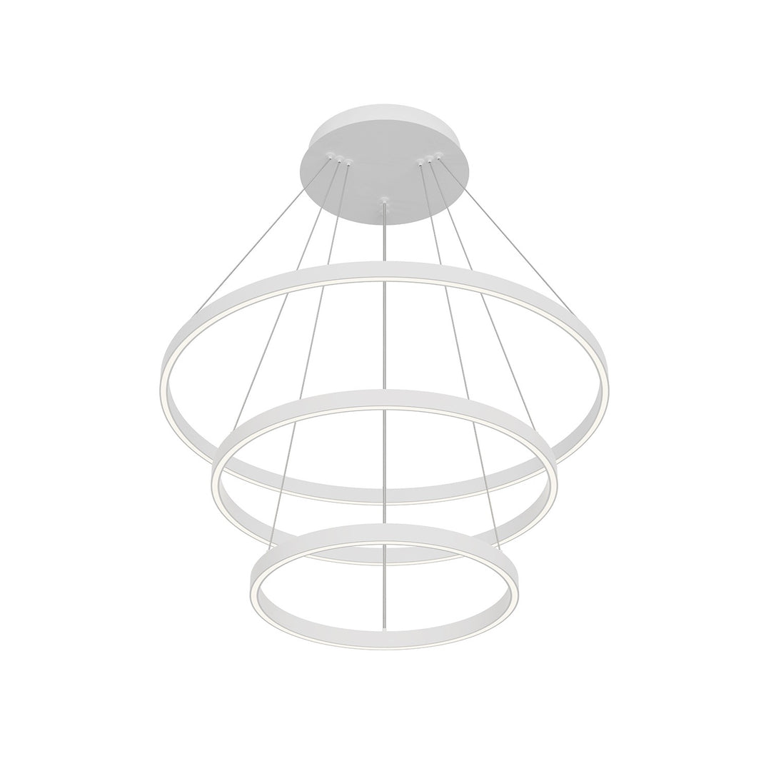 Kuzco Lighting CH87332-WH Cerchio Chandelier White