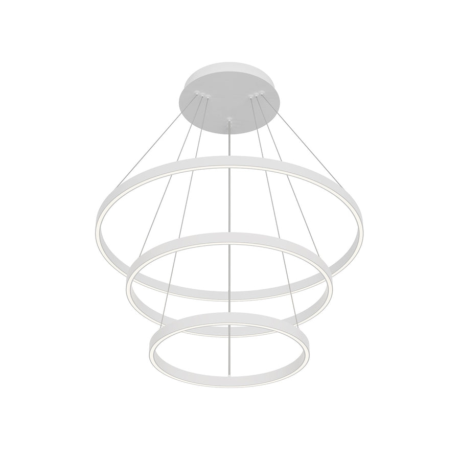 Kuzco Lighting CH87332-WH Cerchio Chandelier White