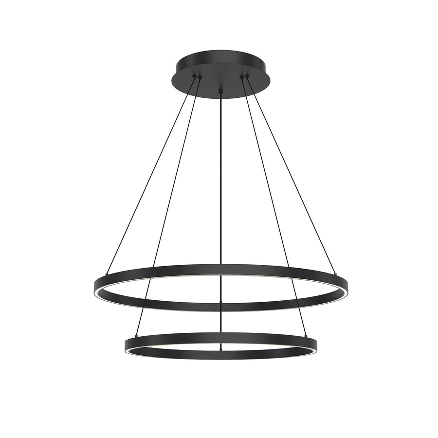 Kuzco Lighting CH87832-BK Cerchio Chandelier Black