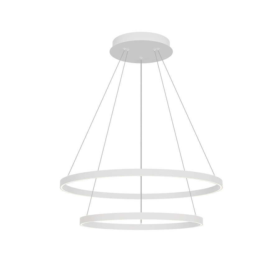 Kuzco Lighting CH87832-WH Cerchio Chandelier White