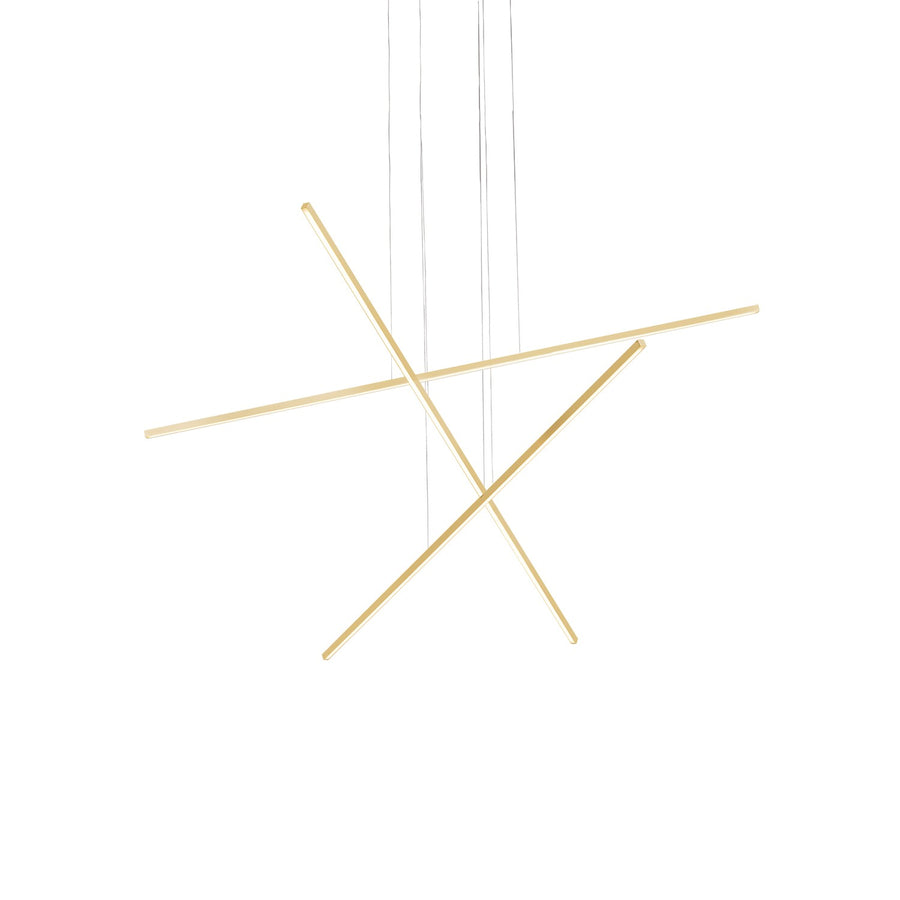 Kuzco Lighting MP18203-BG Vega Minor Pendant Light Brushed Gold