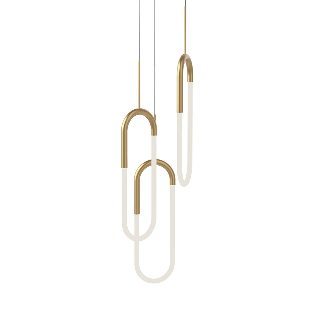 Kuzco Lighting MP95103-BG Huron Pendant Light Brushed Gold