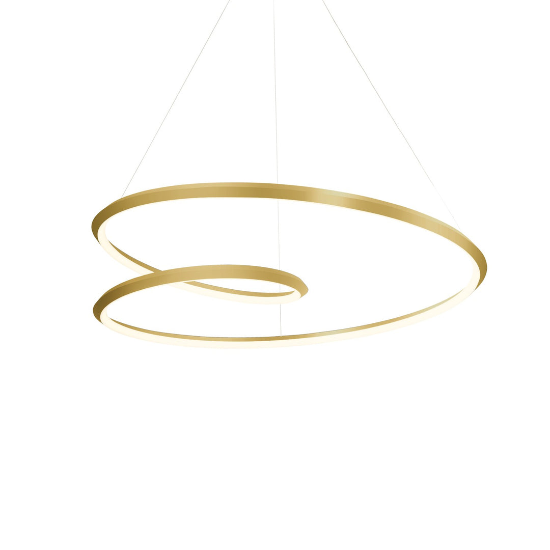 Kuzco Lighting PD22332-BG Ampersand Pendant Light Brushed Gold