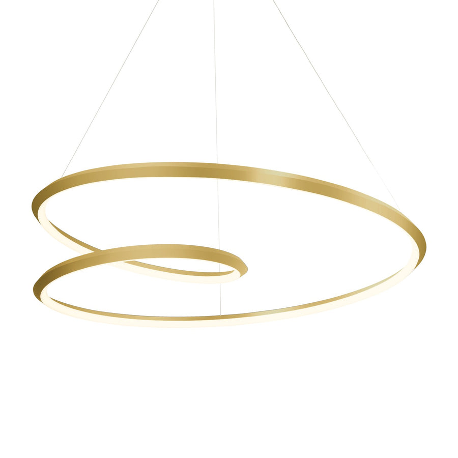 Kuzco Lighting PD22339-BG Ampersand Pendant Light Brushed Gold