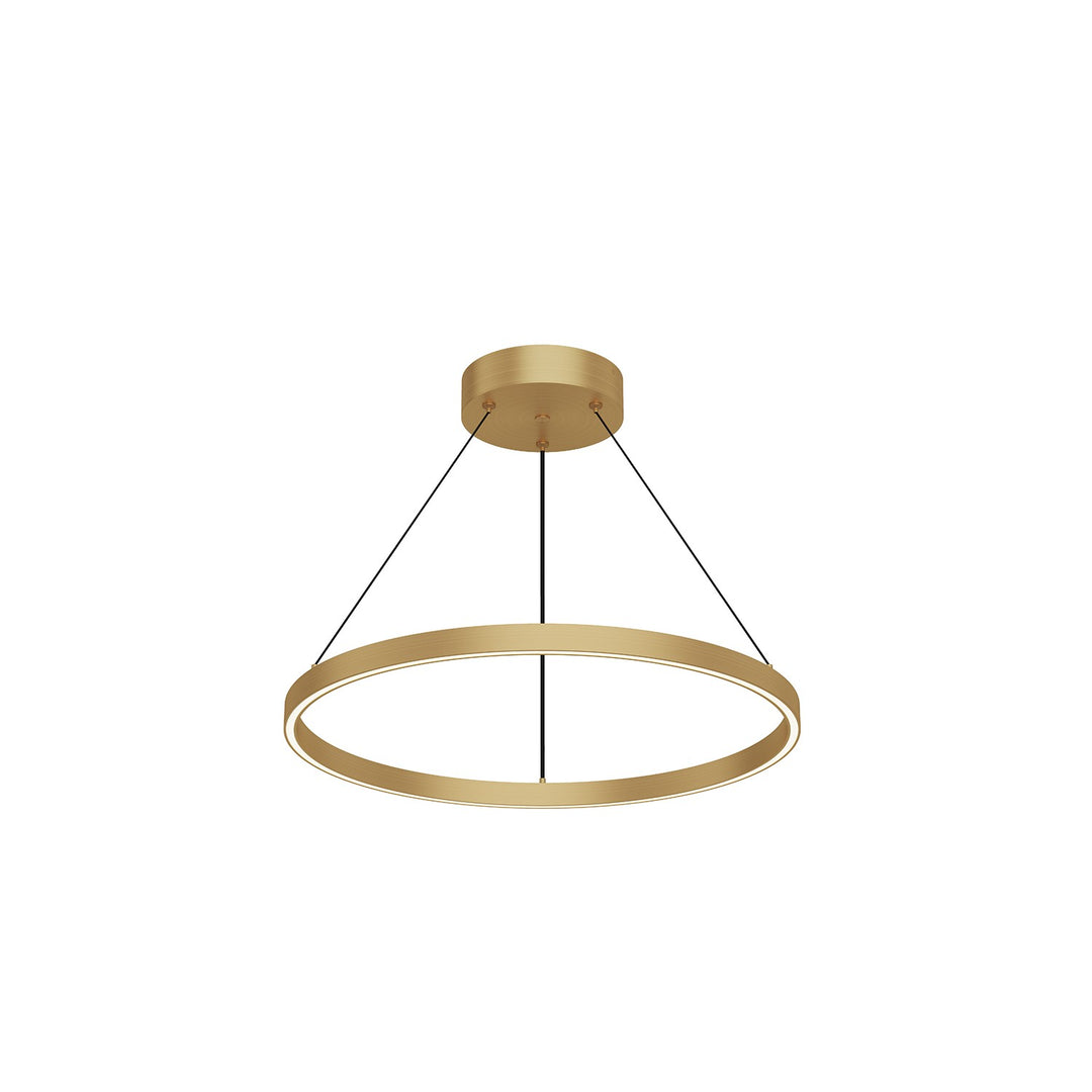 Kuzco Lighting PD87124-BG Cerchio Pendant Light Brushed Gold