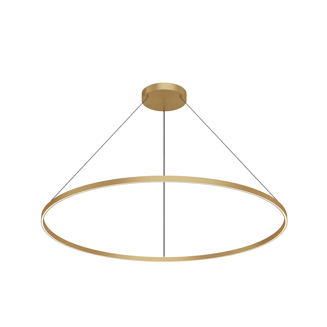 Kuzco Lighting PD87160-BG Cerchio Pendant Light Brushed Gold