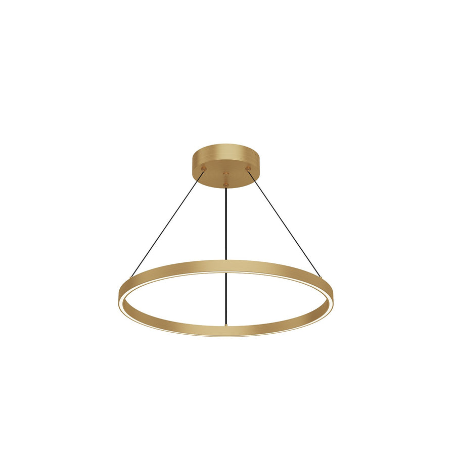 Kuzco Lighting PD87724-BG Cerchio Pendant Light Brushed Gold