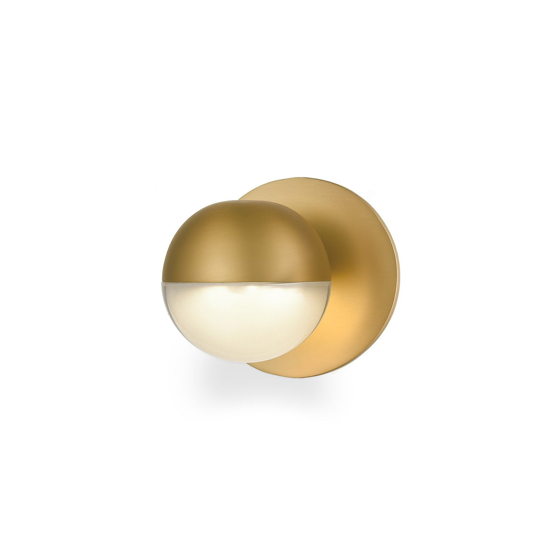 Kuzco Lighting WS47305-BG Pluto Wall Light Brushed Gold