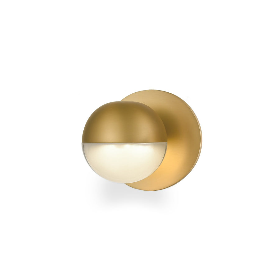 Kuzco Lighting WS47305-BG Pluto Wall Light Brushed Gold