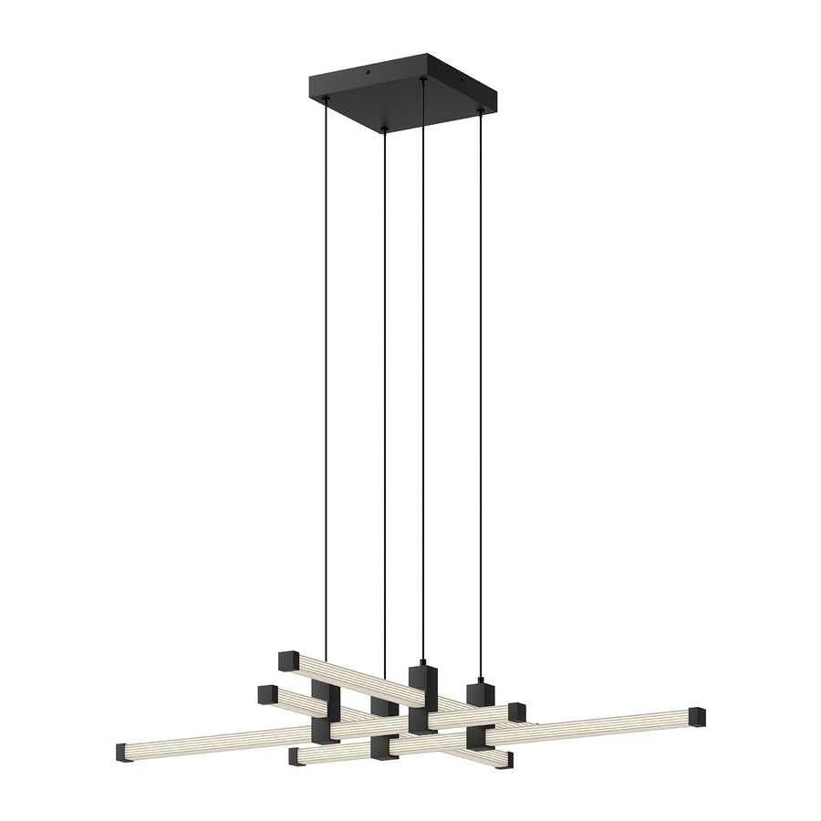 Kuzco Lighting CH23534-BK Blade Chandelier Black